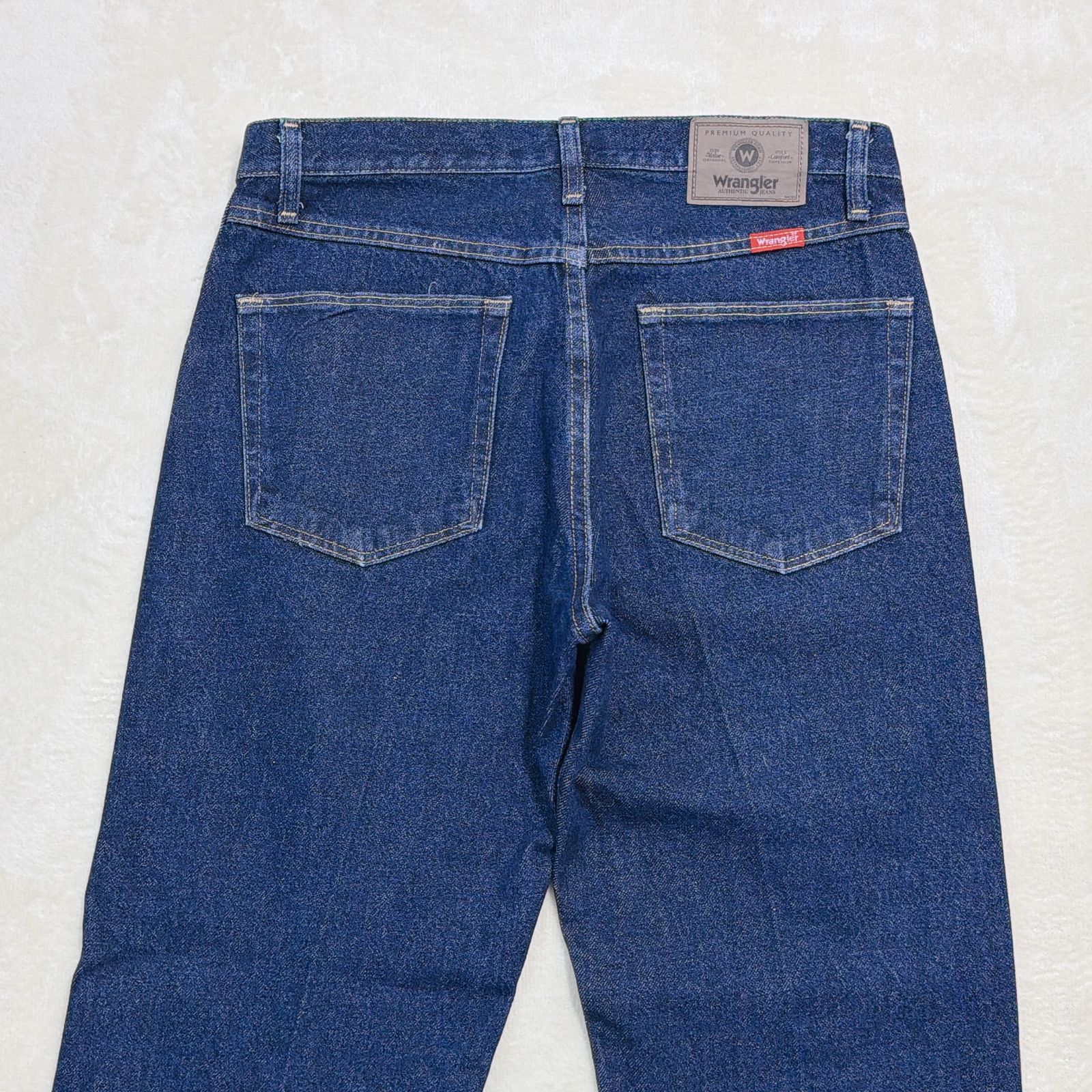 美品】Wrangler PREMIUM QUALITY メキシコ製 W33L30 濃紺デニム 