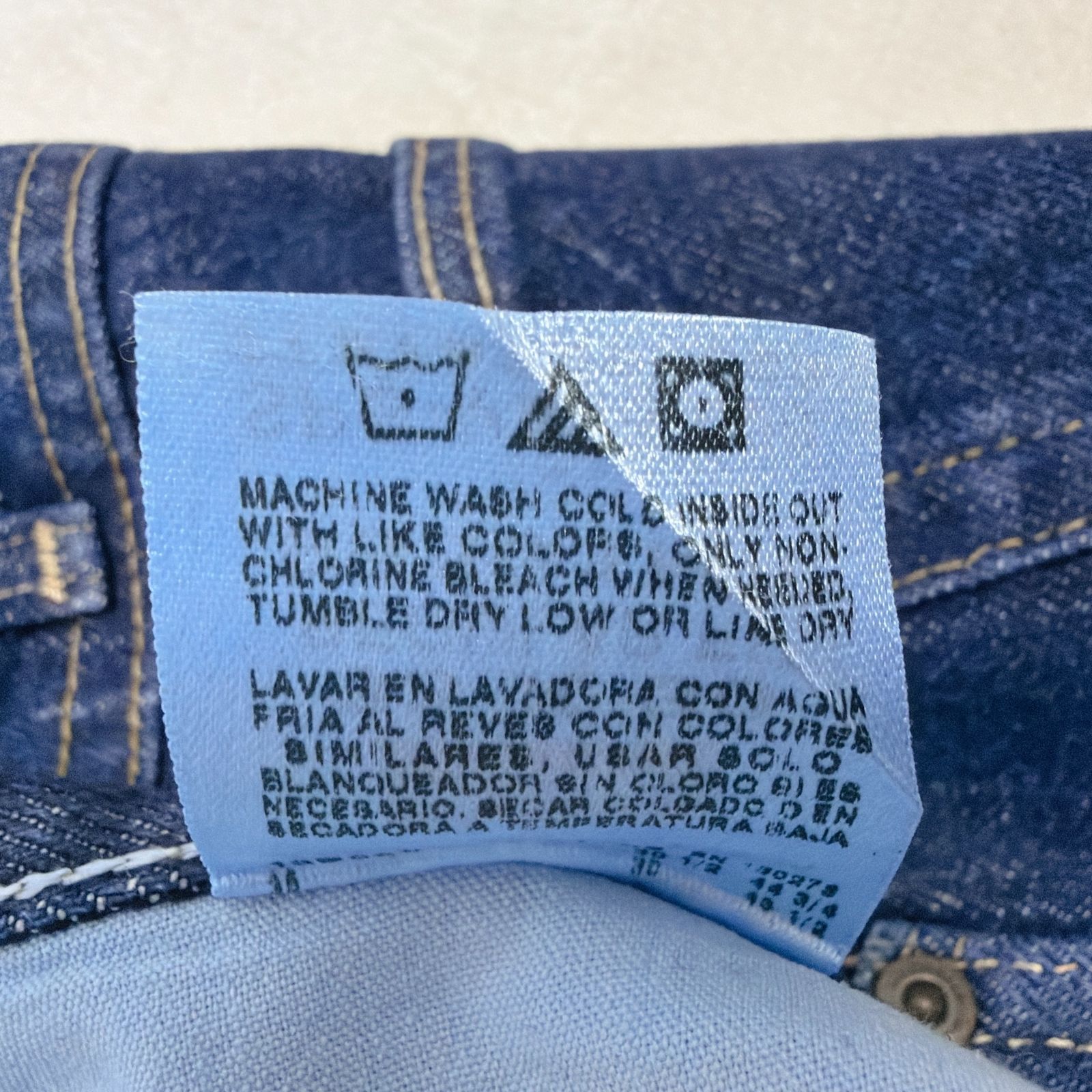 美品】Wrangler PREMIUM QUALITY メキシコ製 W33L30 濃紺デニム 