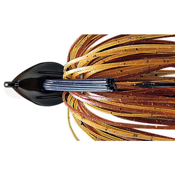 デプス ラバージグ フラットバックジグ 3/8oz #25 オレンジエッジ