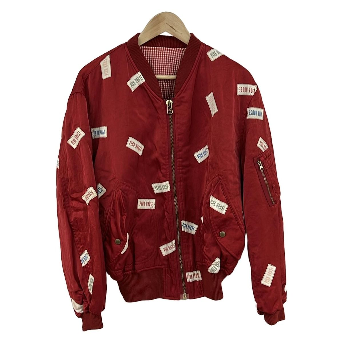 ❣️ピンクハウス　中綿入りブルゾン❣️ PINK HOUSE(ピンクハウス) ブルゾン サイズL レディース美品 - レッド