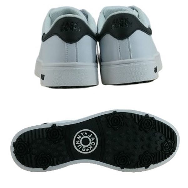 ジャックバニー ゴルフシューズ スパイクレス ホワイト/ブラック(030