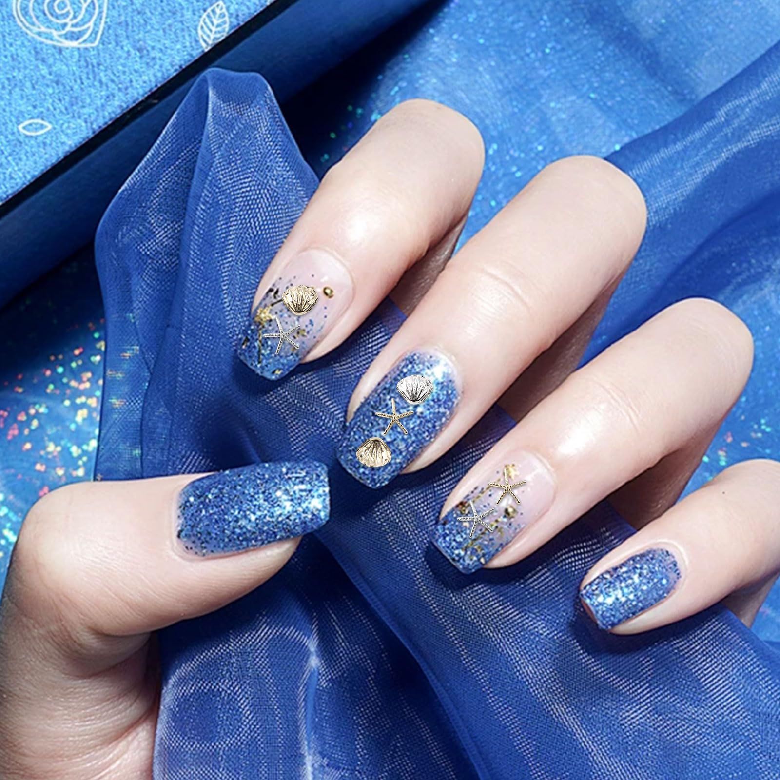 ネイルパーツ ヒトデ シェル 80個セット ミニ 貝殻 シースター 貝 星