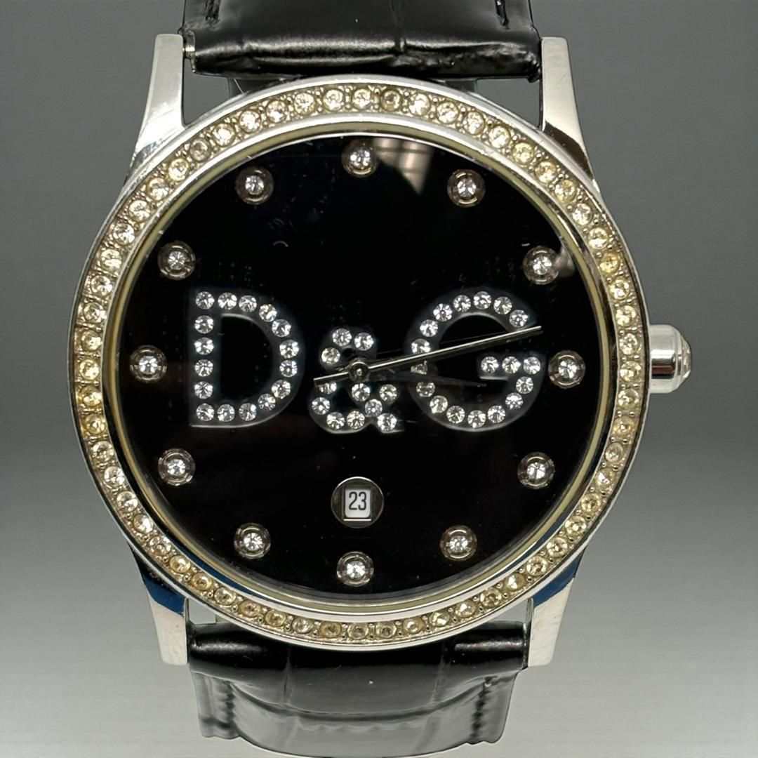 ベルト・電池交換済】ドルチェ＆ガッバーナ D&G ストーン レディース