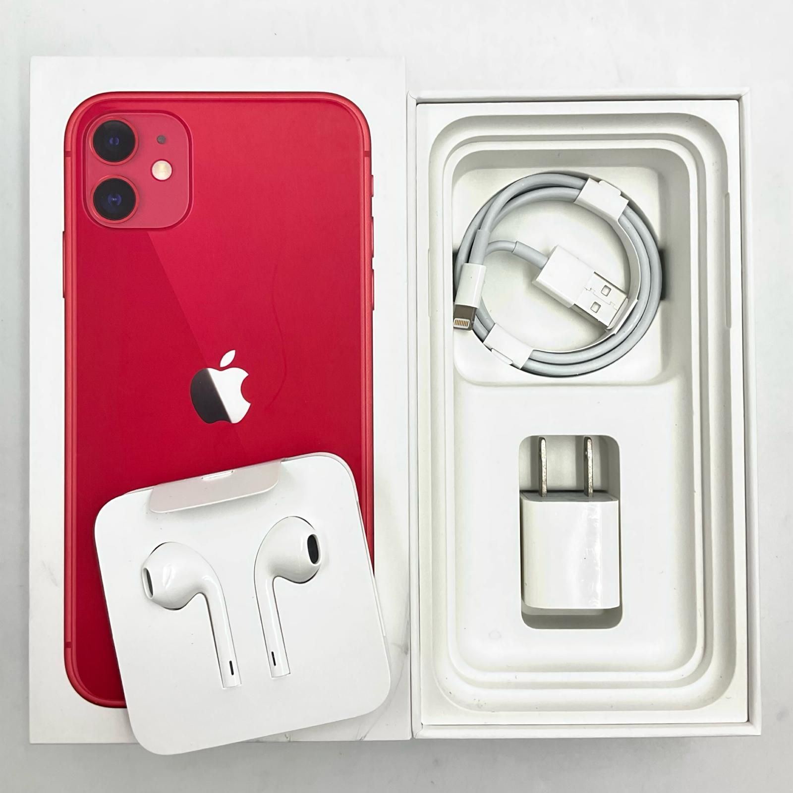 iPhone 11 64GB (PRODUCT)RED Softbank SIMフリー 白ロム 動作確認済