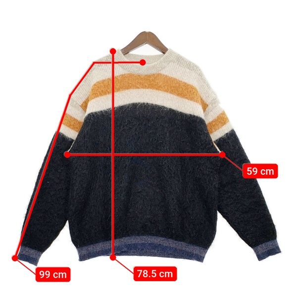 YOKE ヨーク ボーダー ニット セーター STILL BORDER CREWNECK