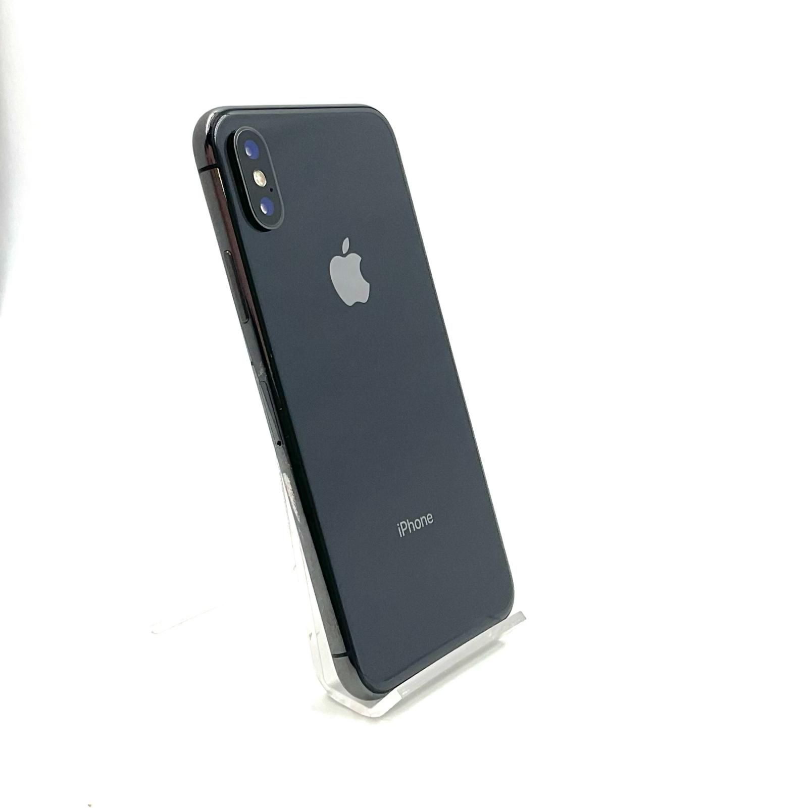 スマートフォン本体 #iPhone X 64GB iPhone X 64GB スペースグレイ docomo 白ロム 動作確認済 82%【全額