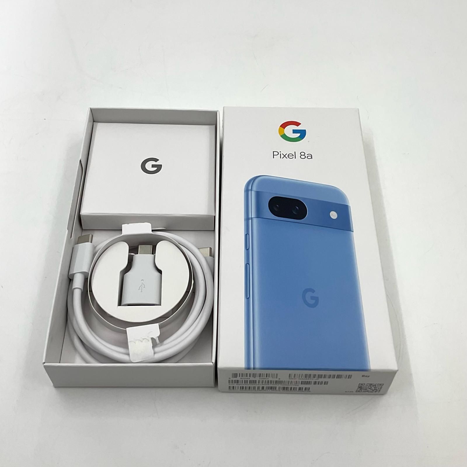 【美品】Google Pixel 8a 128GB Bay(青色)　本体＋おまけ Google Google Pixel 8a 128GB Bay