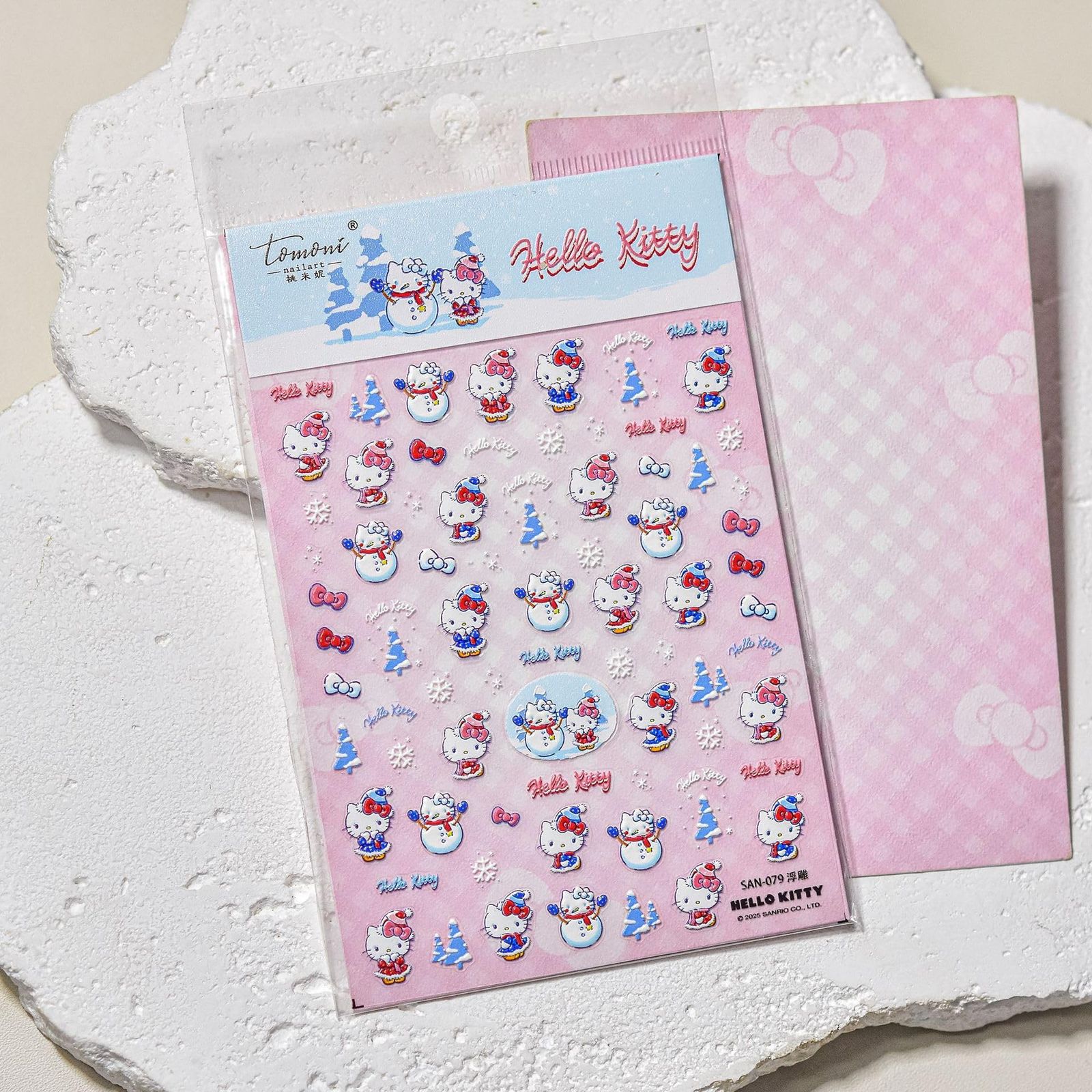 浮き彫りデザイン キティHello Kitty ネイルシール ネイルステッカー