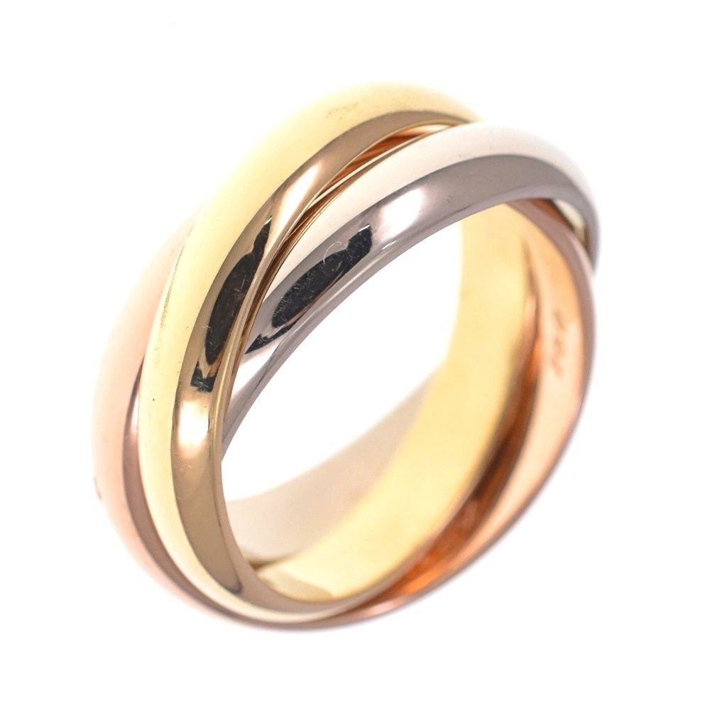 カルティエ CARTIER トリニティ 3連リング サイズ52/JP12 スリーカラ