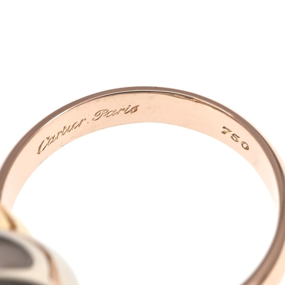 カルティエ CARTIER トリニティ 3連リング サイズ52/JP12 スリーカラ