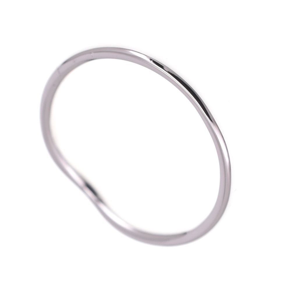 ティファニー TIFFANY&Co. カーブド バンドリング サイズ55/JP15 Pt950