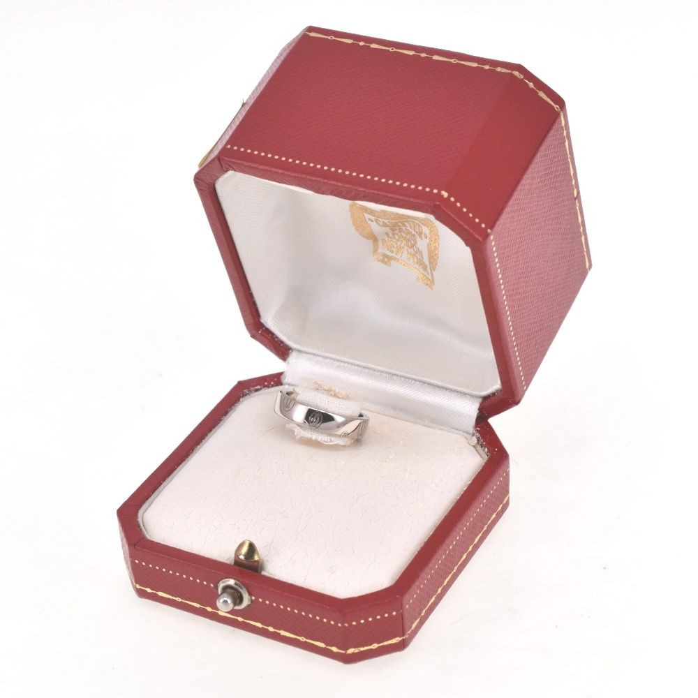 カルティエ CARTIER ハッピーバースデー リング サイズ47/JP7 K18WG