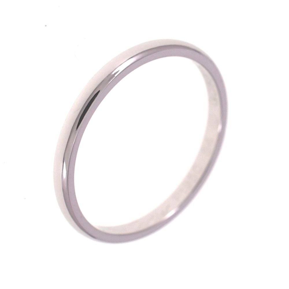 カルティエ CARTIER バンドリング サイズ54/JP14 Pt950 レディース S