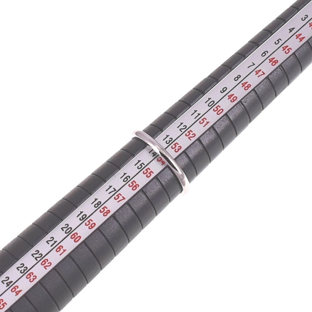 カルティエ CARTIER バンドリング サイズ54/JP14 Pt950 レディース S