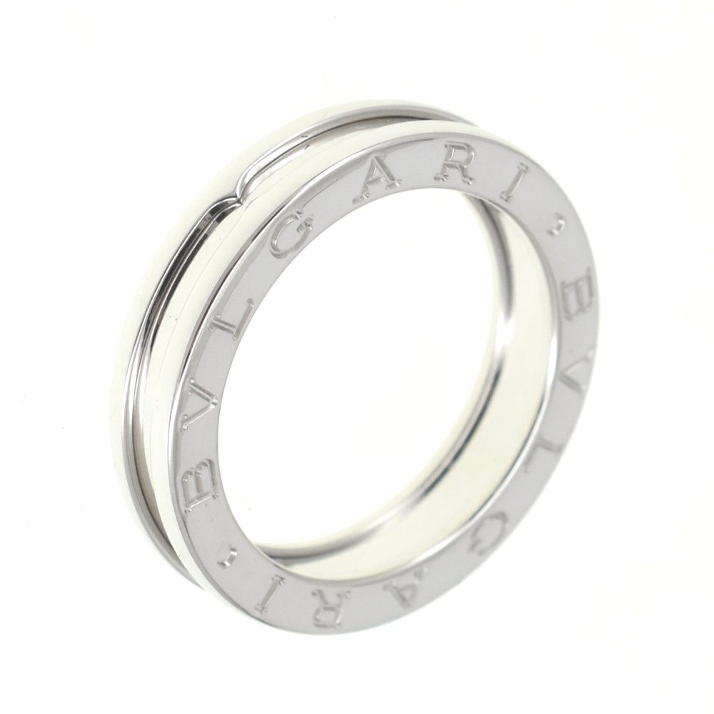 ブルガリ BVLGARI B-Zero1 リング サイズ57/JP17 K18WG メンズ 箱付き