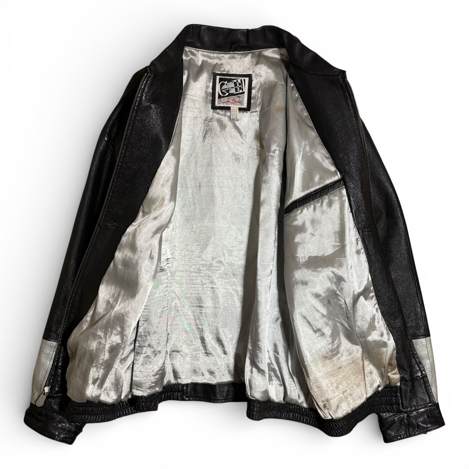 希少デザイン】RAIDERS レザージャケット NFL オークランド レイダース