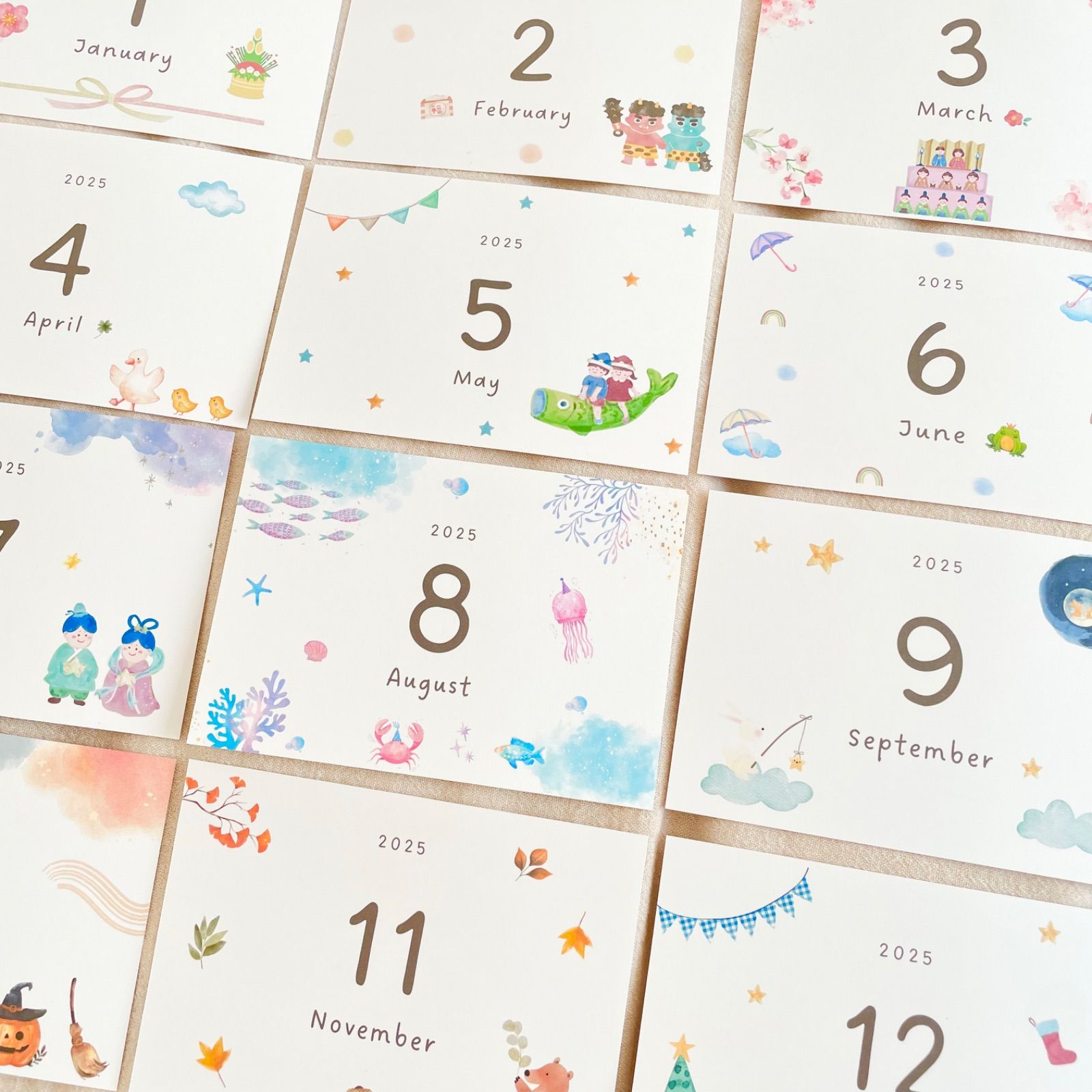 L判サイズ マンスリーカード アルバム 四季No.3 - メルカリ