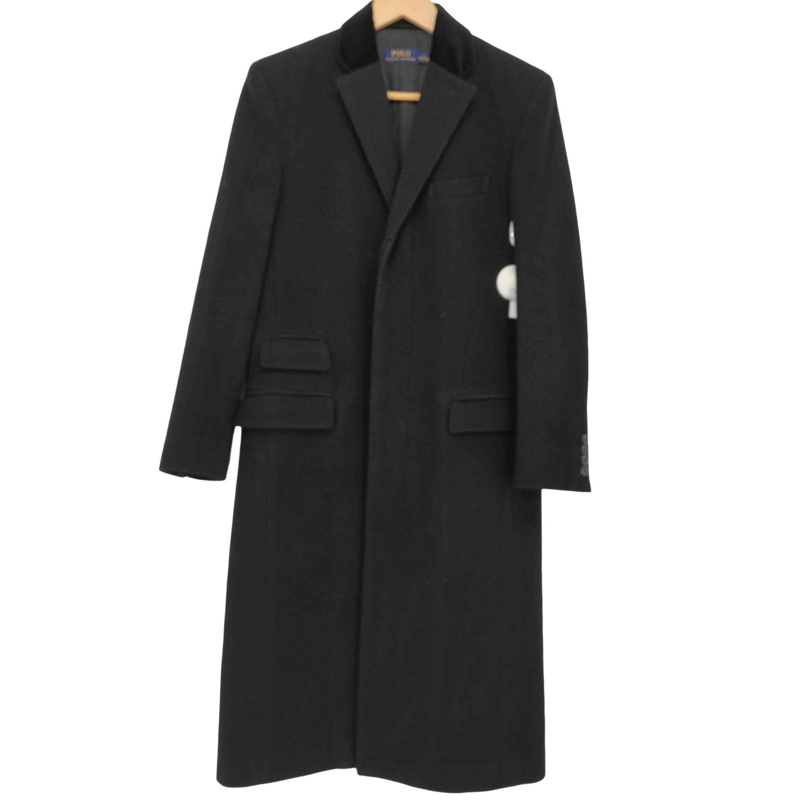 ポロラルフローレン POLO RALPH LAUREN 襟ベロア ウール混 チェスター