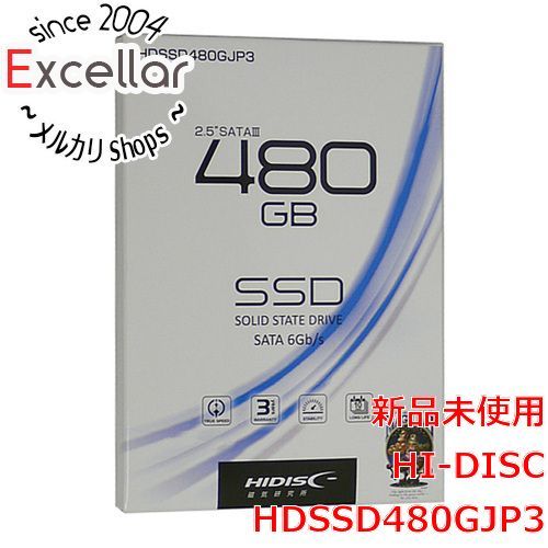 [bn:13] HI-DISC　内蔵2.5インチSSD 480GB　HDSSD480GJP3