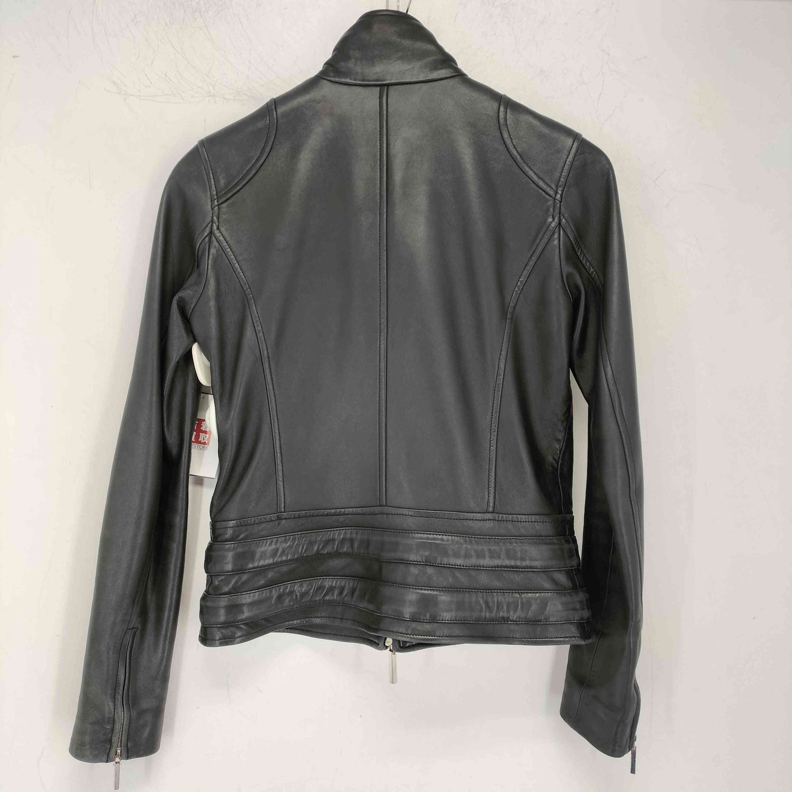 ラルフローレン レザージャケット 羊革 0サイズ レディース ライダース ラルフローレン RALPH LAUREN ラムレザー シングルライダース