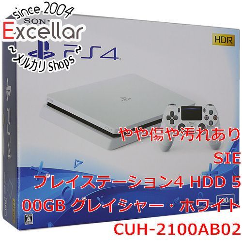 bn:8] SONY プレイステーション4 500GB ホワイト CUH-2100AB02 元箱