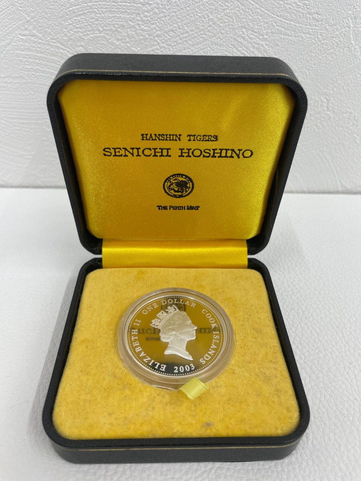 希少】1ドル銀貨 阪神タイガース 星野仙一 2003年発行 5000枚限定