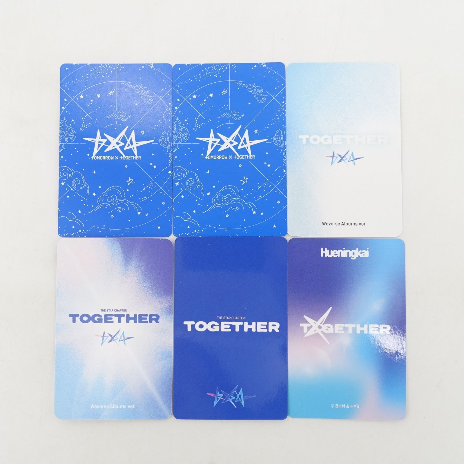 TXT ヒュニンカイ ユニバ 3形態特典 Star Keyring TOMORROW Weverse
