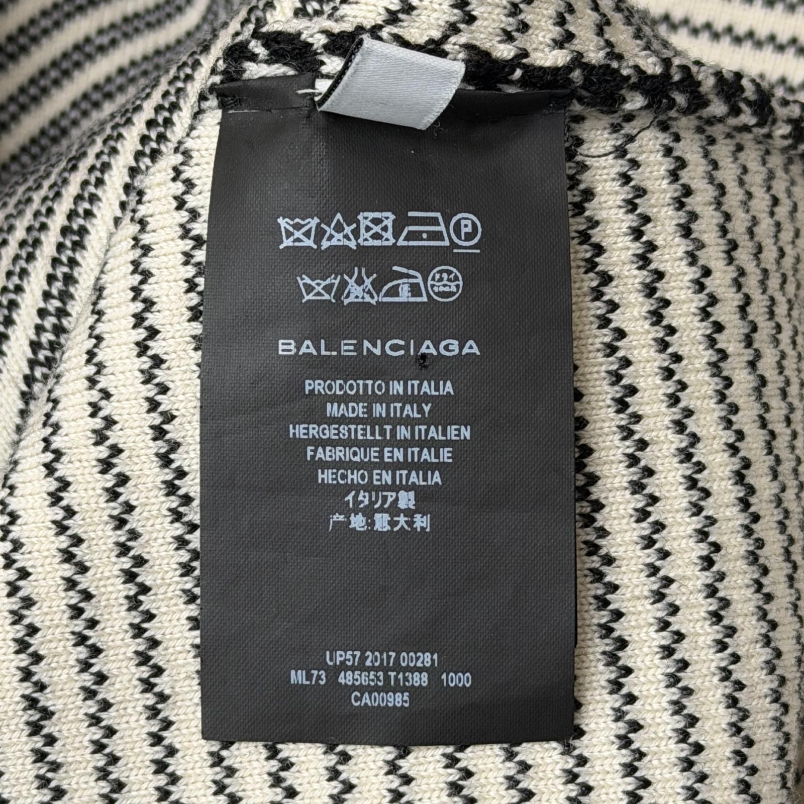 国内正規 BALENCIAGA 17AW HighNeck HalfZip knit ハイネック ハーフ