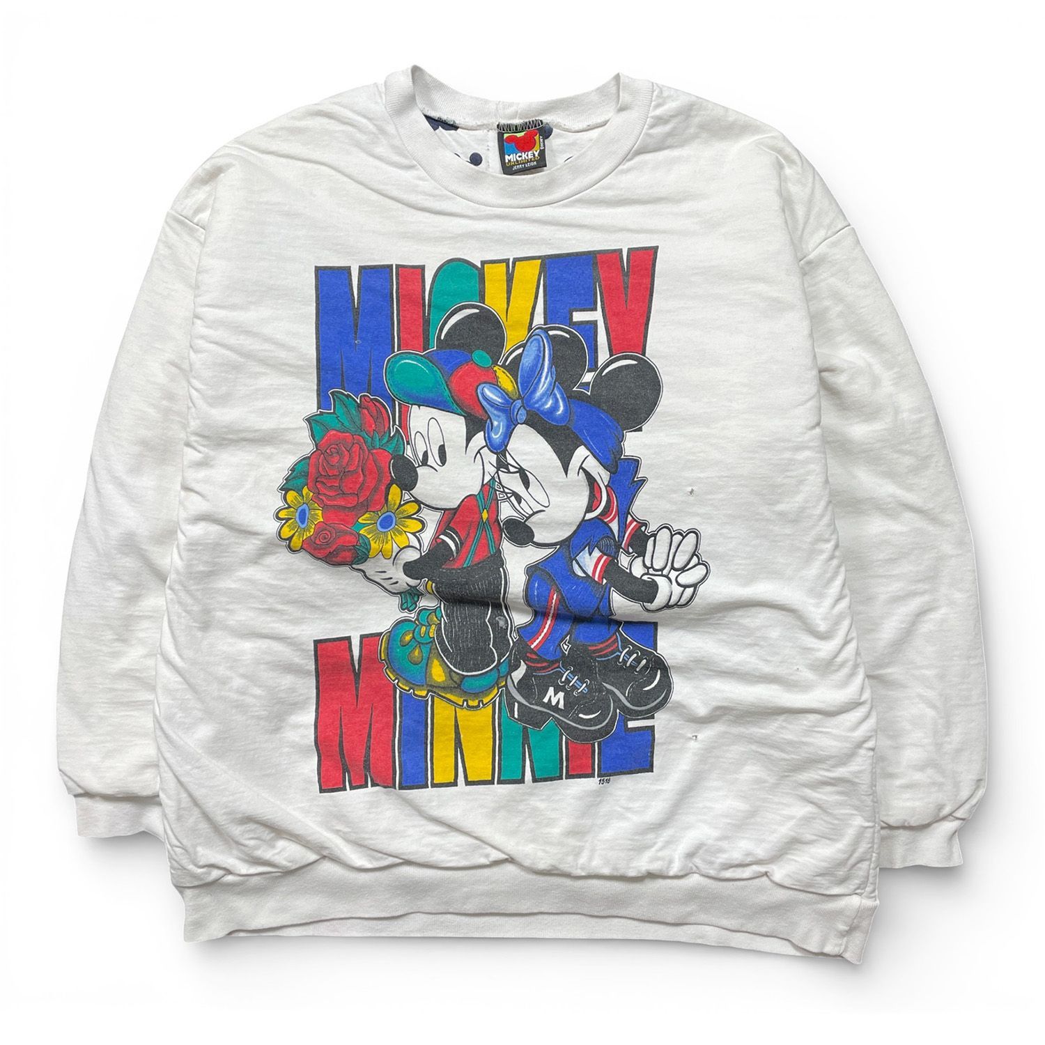 古着 USA製 90S Disney ディズニー ヴィンテージ 中綿 スウェット 