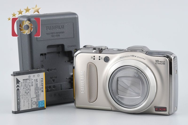 中古】FUJIFILM 富士フイルム FINEPIX F550EXR シャンパンゴールド