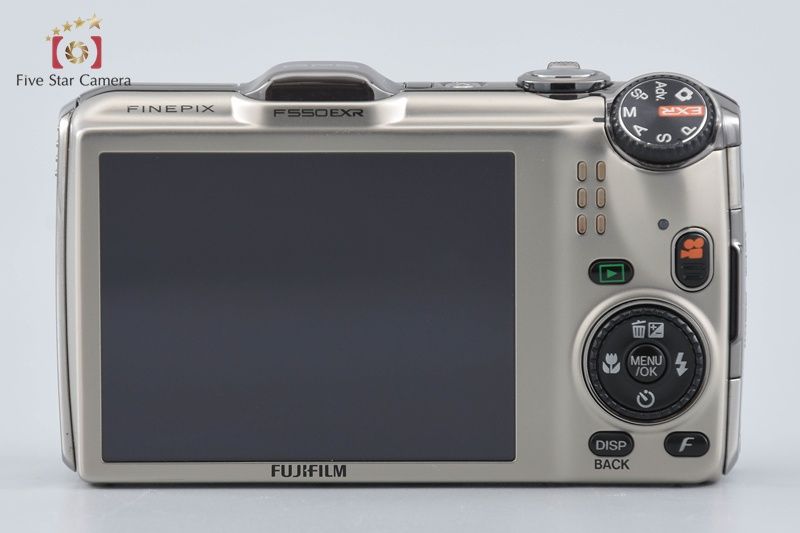 中古】FUJIFILM 富士フイルム FINEPIX F550EXR シャンパンゴールド