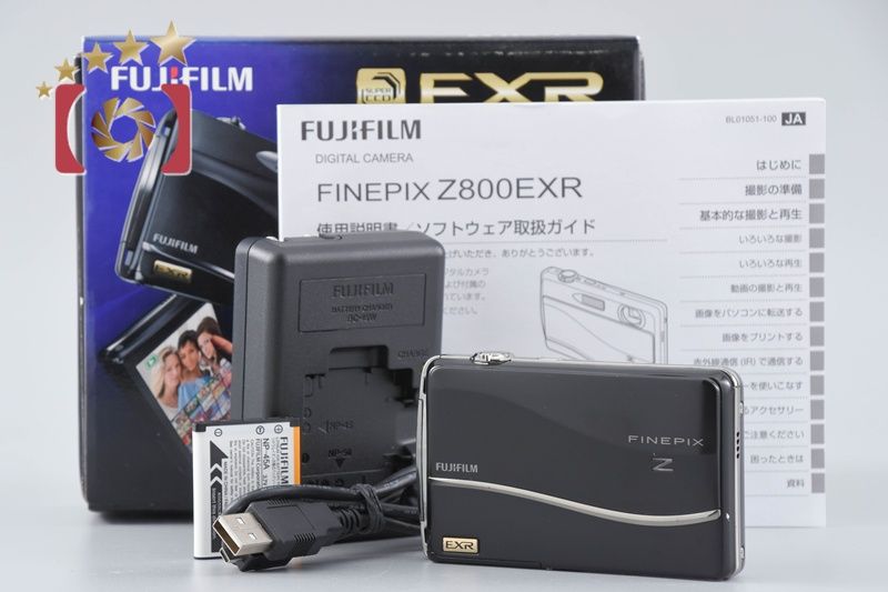 中古】FUJIFILM 富士フイルム FINEPIX Z800EXR ブラック コンパクト