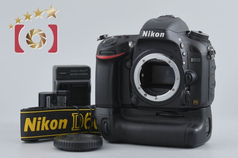 ■ 美品 ■ ニコン　Nikon D600 ボディ + MB-D14 中古】Nikon ニコン D600 + MB-D14 マルチパワーバッテリーパック