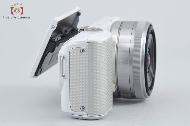 中古】SONY ソニー α NEX-3 薄型広角レンズキット ホワイト 元箱付き