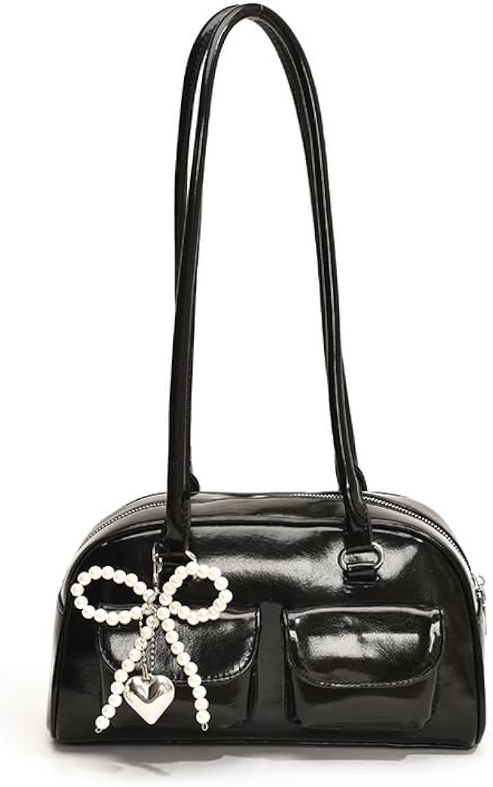 adzu ミニボストンバッグ y2k ハンドバッグ ショルダーバッグ