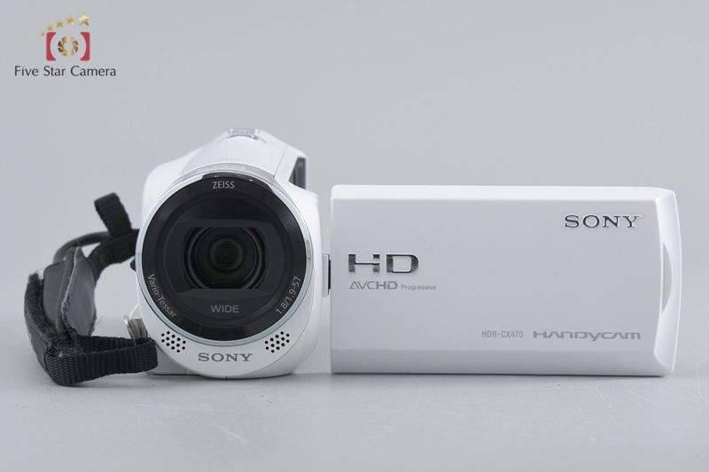 Sony HDR-CX470 ホワイト ハンディカム 中古】SONY ソニー ハンディカム HDR-CX470 ホワイト デジタルビデオ