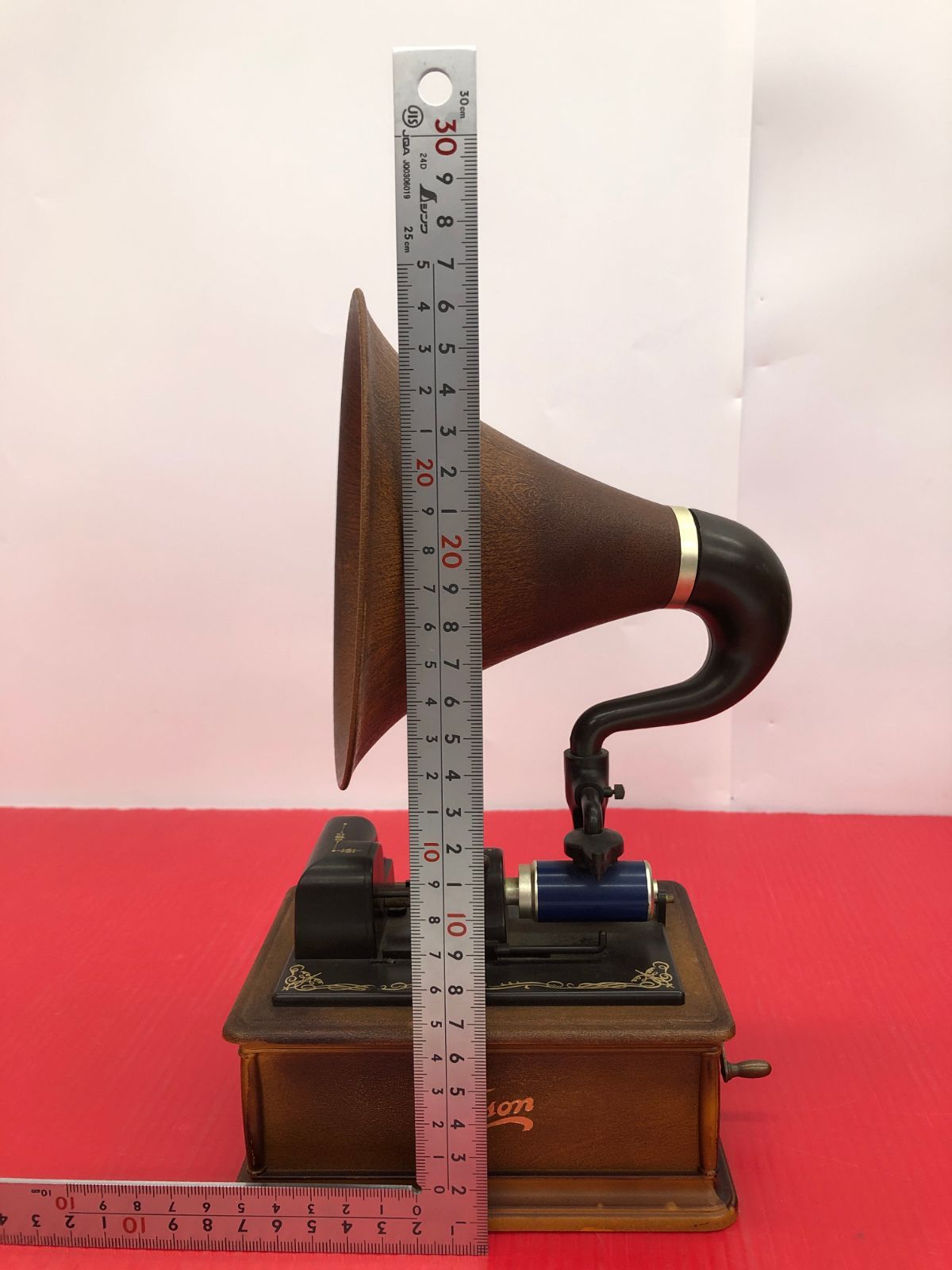 Technics テクニクス ミニチュア蓄音機 Edison エジソン社オペラ型