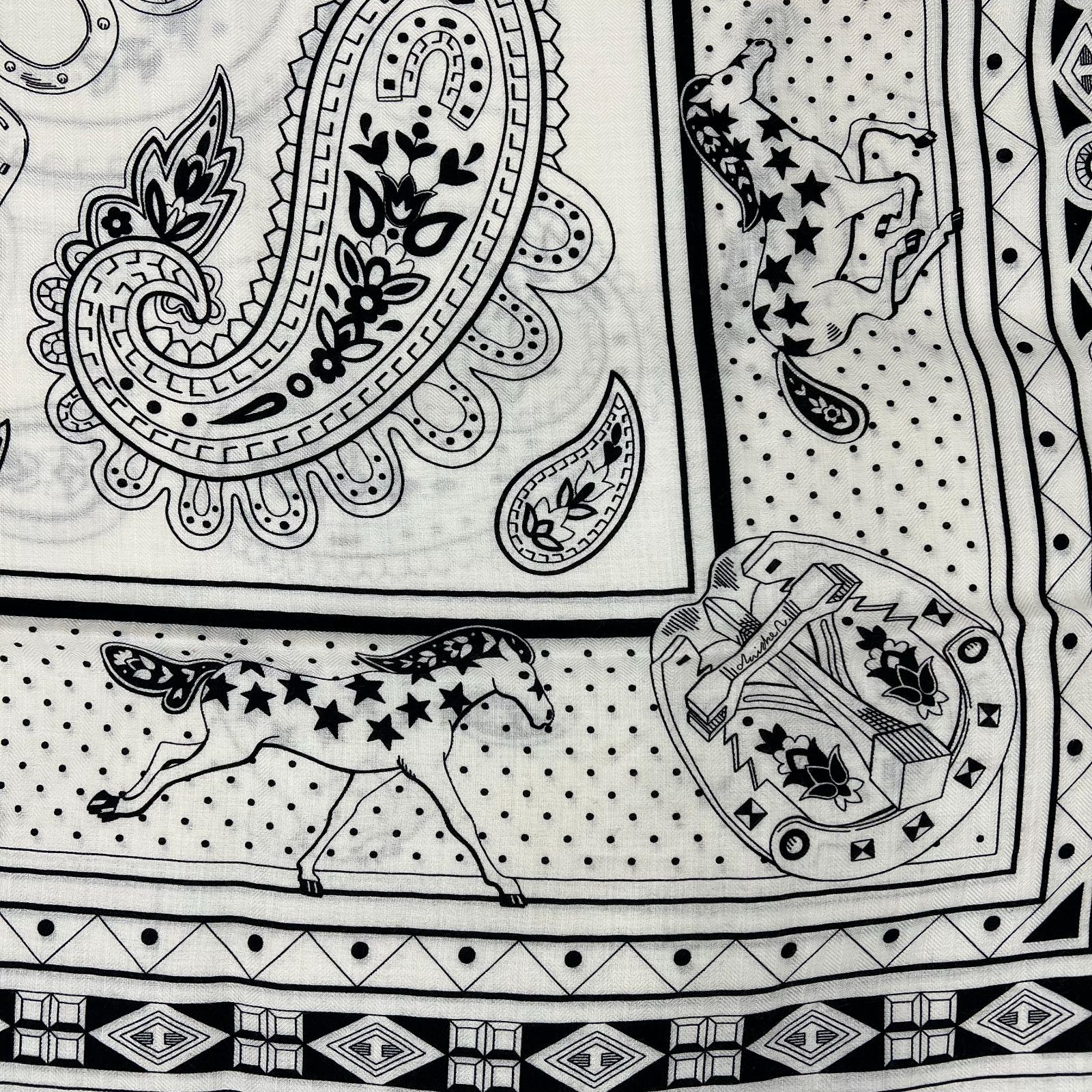 鑑定済み【 新品未使用 】エルメス カレジェアン 140 《 シュヴァル