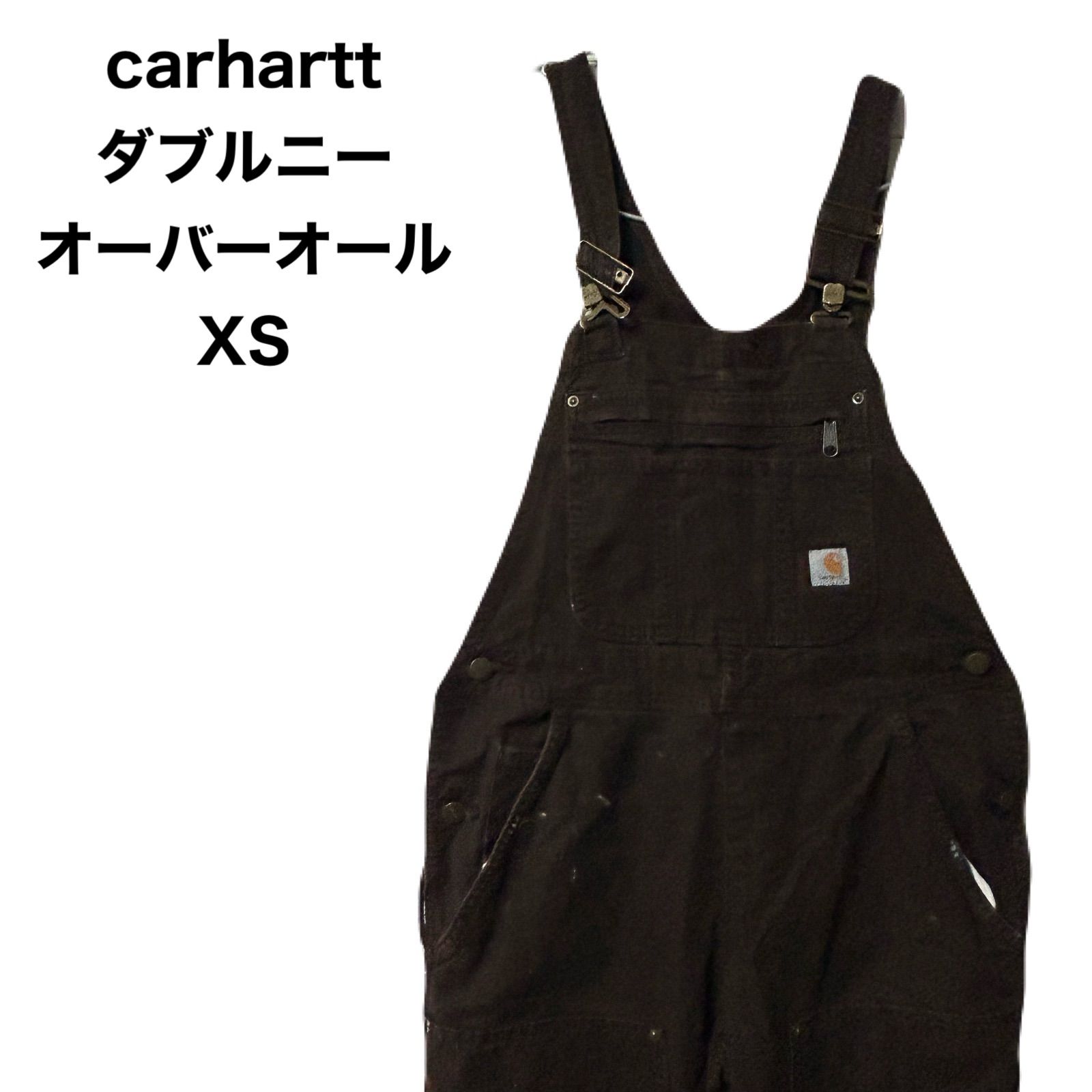 Carhartt カーハート オーバーオール ダブルニー ダック地 XS - メルカリ
