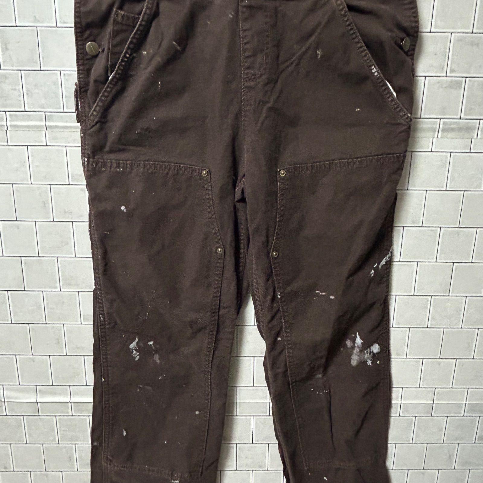 Carhartt カーハート オーバーオール ダブルニー ダック地 XS - メルカリ