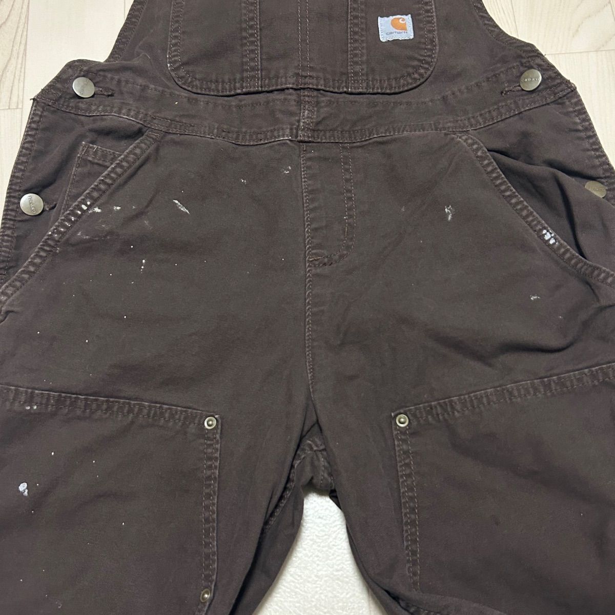 Carhartt カーハート オーバーオール ダブルニー ダック地 XS - メルカリ