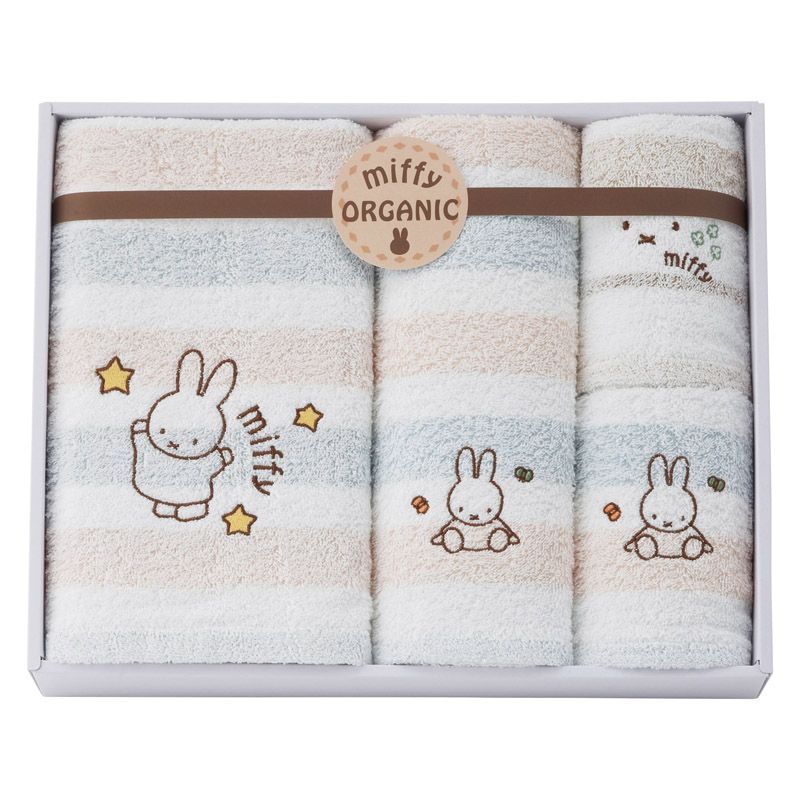 ギフト】[タオル類]ミッフィー オーガニック タオルセット - メルカリ