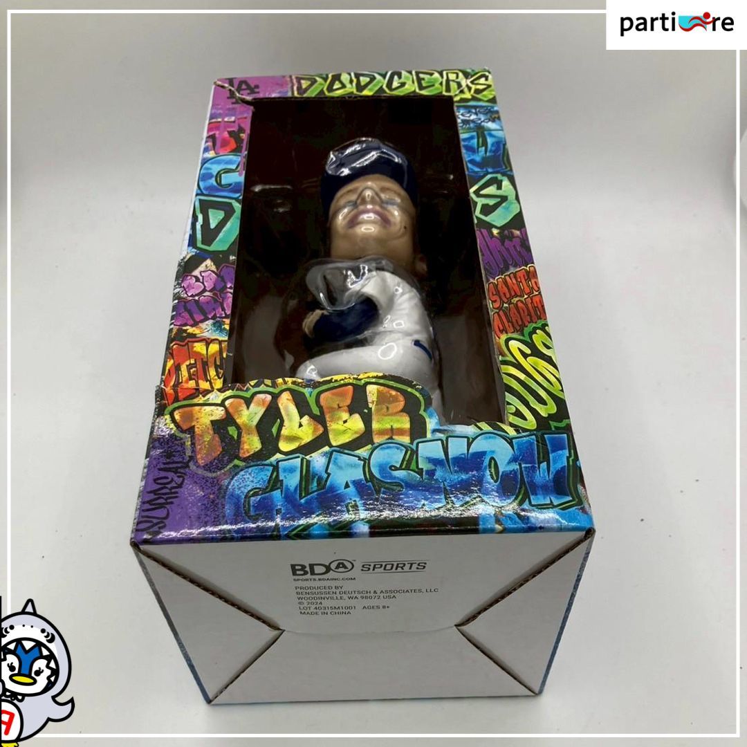 MLB LAドジャース タイラーグラスノー ボブルヘッドフィギュア 1