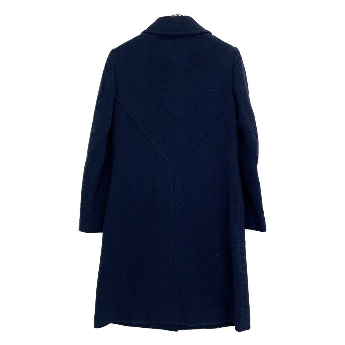 Tory Burch トリーバーチ 10006301 ﾈｲﾋﾞｰ 金ﾎﾞﾀﾝ ﾛﾝｸﾞｺｰﾄ XS - メルカリ