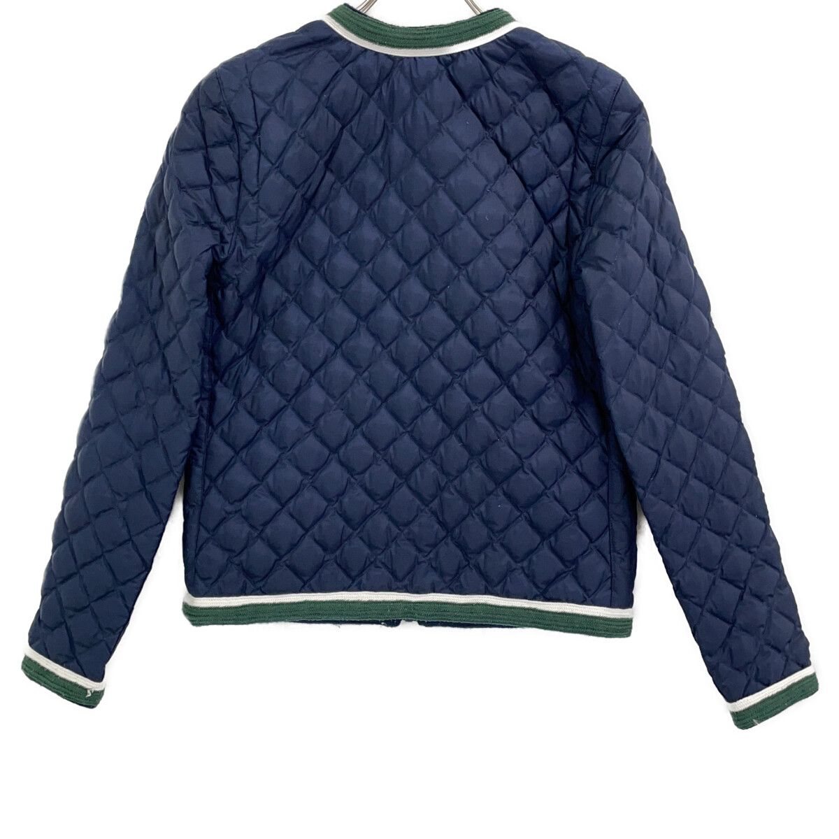 Tory Burch トリーバーチ 39514 ﾈｲﾋﾞｰ ｷﾙﾃｨﾝｸﾞ ﾘﾊﾞｰｼﾌﾞﾙ ﾀﾞｳﾝｼﾞｬｹｯﾄ XS