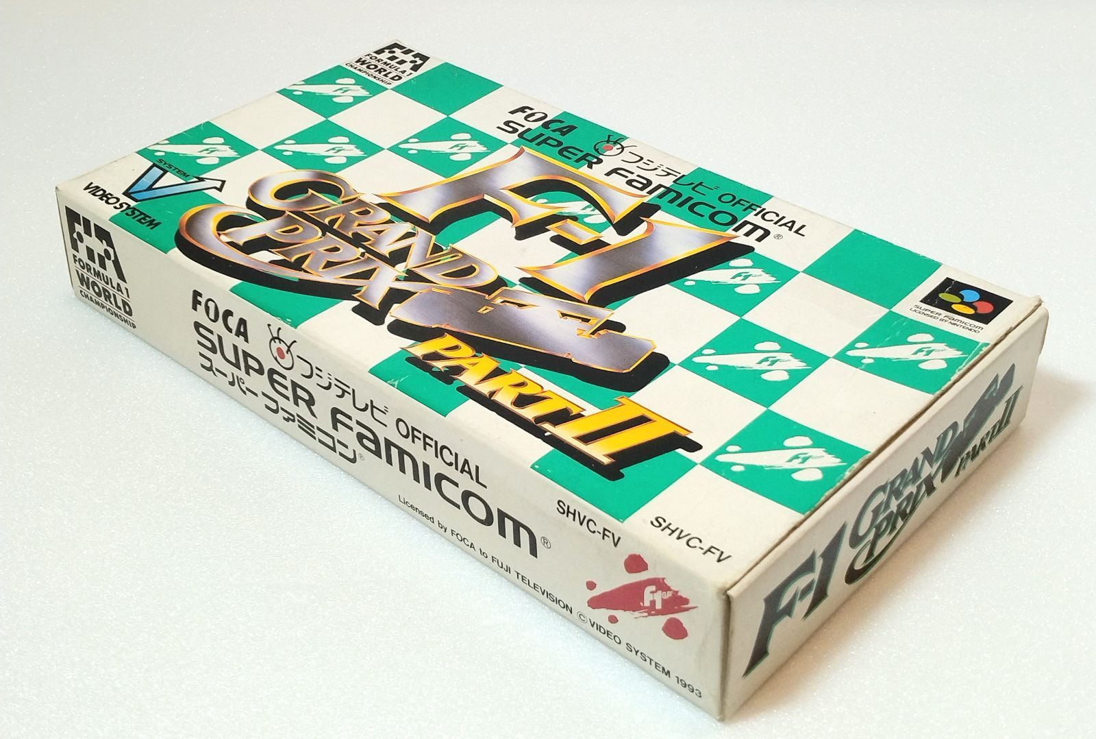 動作未確認 】スーパーファミコンソフト F-1 GRAND PRIX PART2 SHVC-FV
