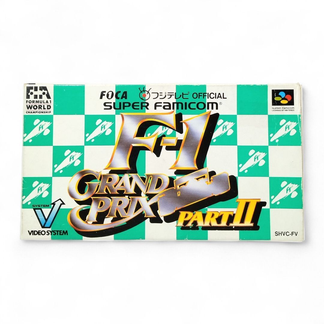 動作未確認 】スーパーファミコンソフト F-1 GRAND PRIX PART2 SHVC-FV