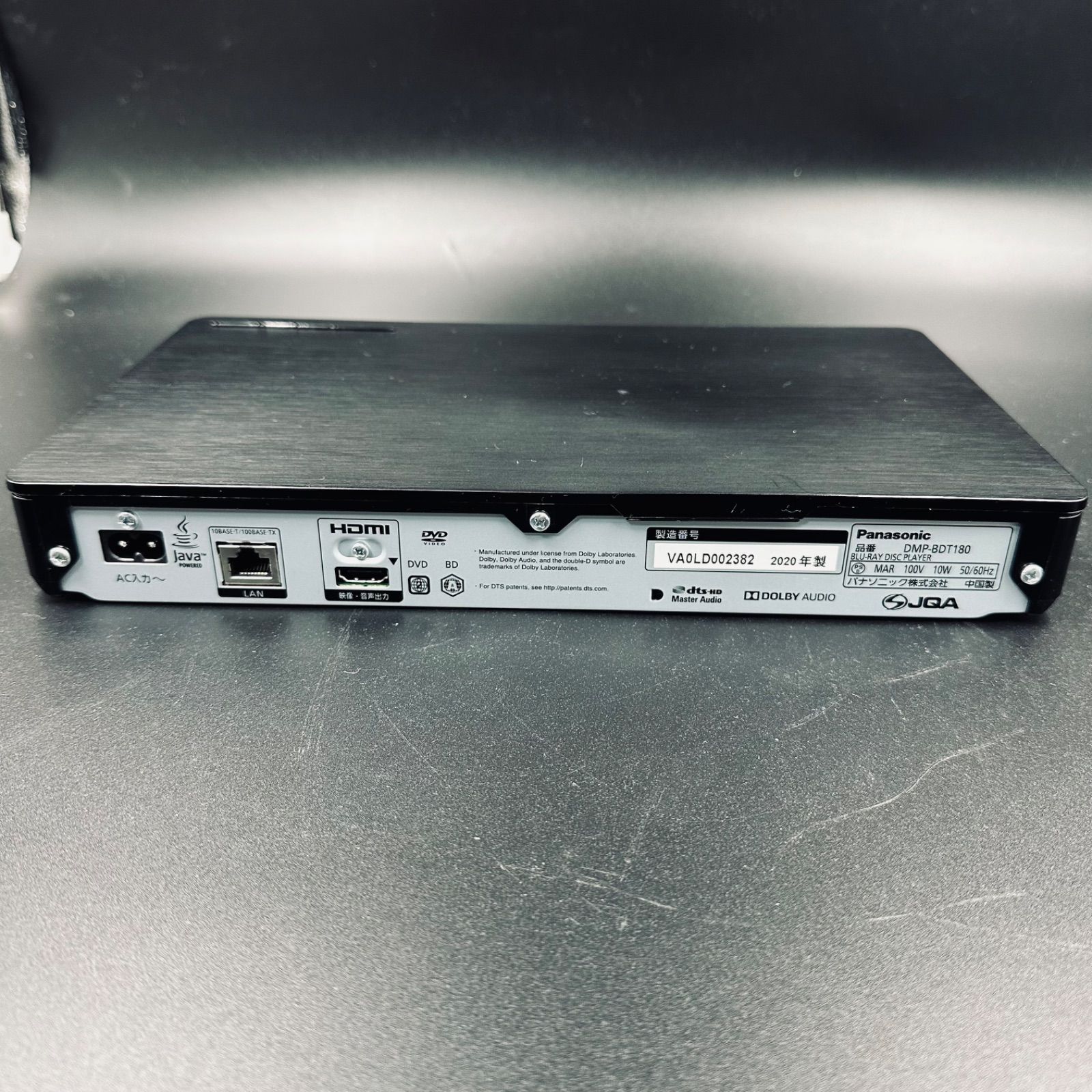 Panasonic DMP-BDT180 ブルーレイプレーヤー 2020年製 - メルカリ