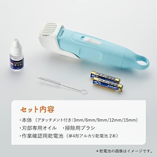 コンビ はじめてのバリカン 小さな頭や耳まわりも簡単カット アクアブルー｜その他
