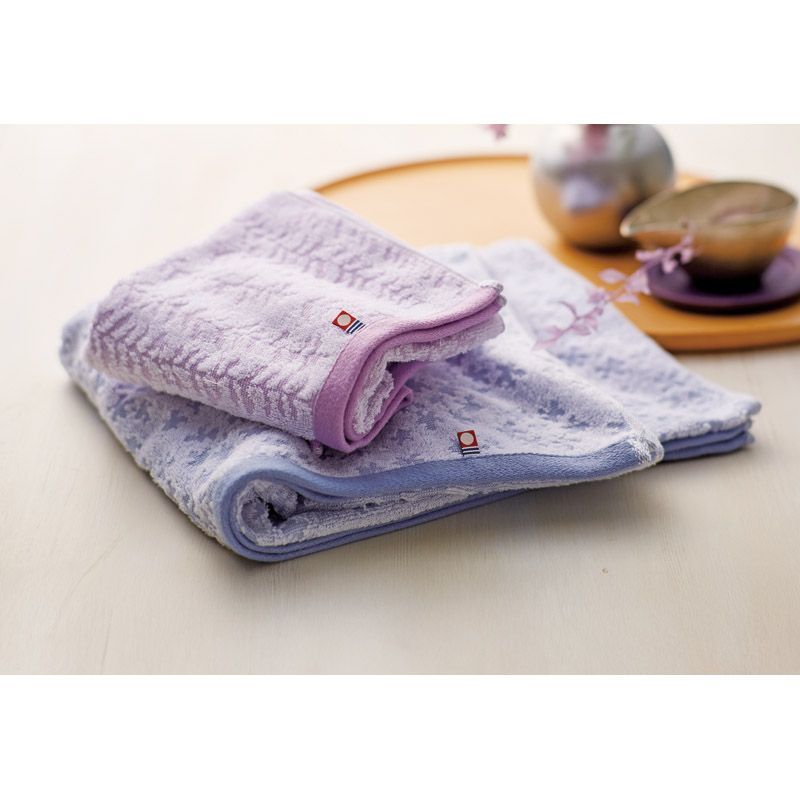 ギフト タオル類 今治 藤すみれ 日本製 愛媛今治 タオルセット 木箱入